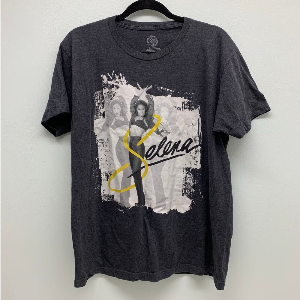 Selena Quintanilla Womens Large Graphic T-Shirt Grey Official Merchandise